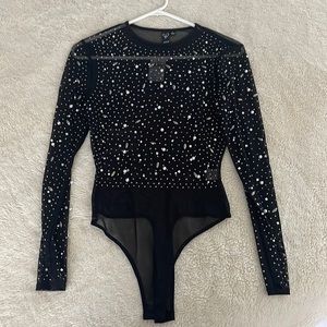 Rinestone Windsor Bodysuit